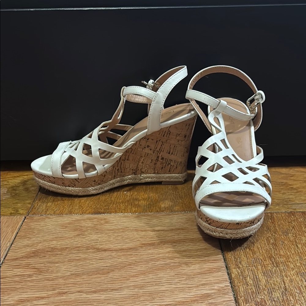 Wedge Sandals with Strappy Design